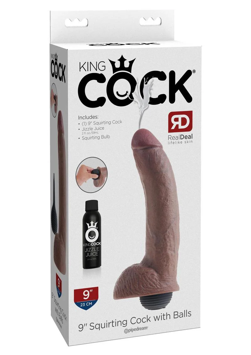 King Cock 8-Inch Squirting Dildo - Image 11