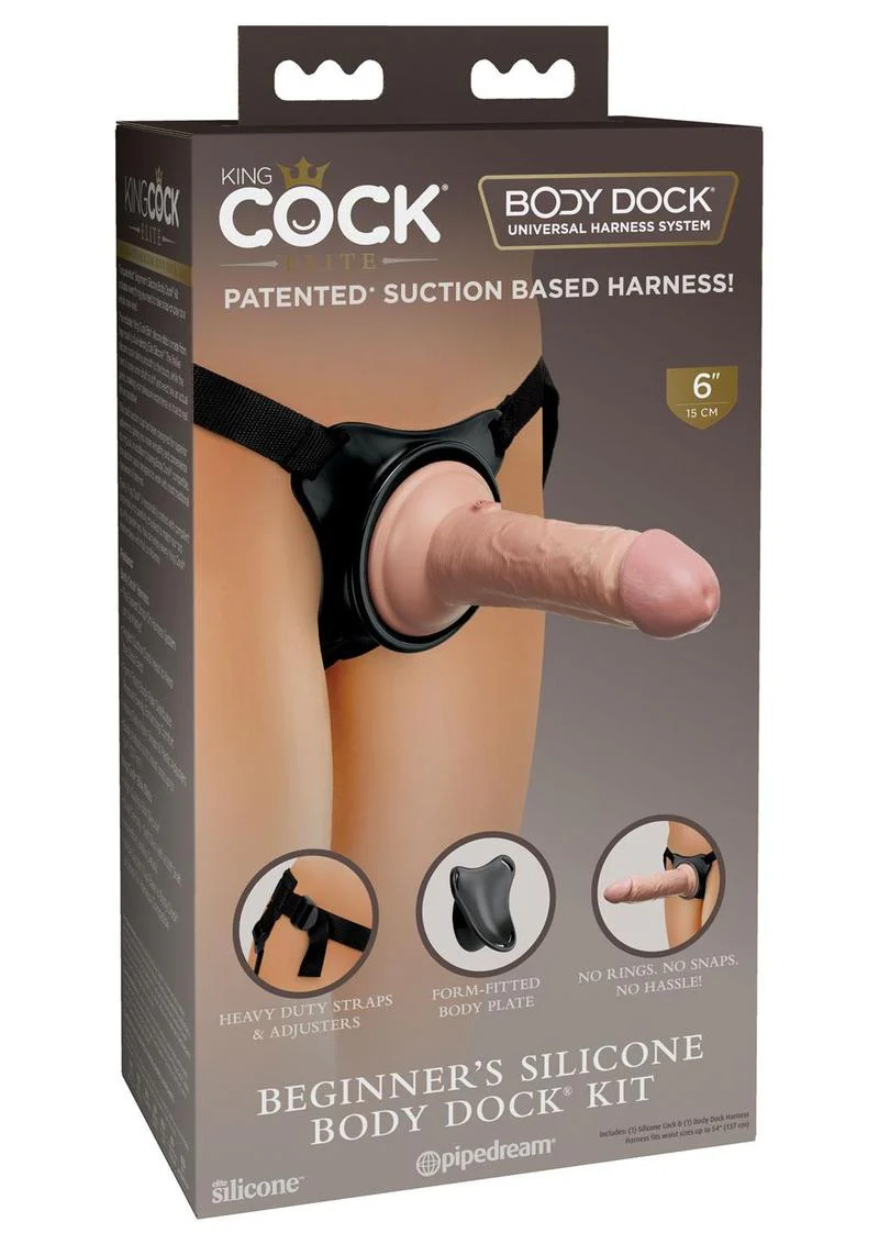 King Cock Beginner's Body Dock Strap-On Kit with Dildo - Image 4
