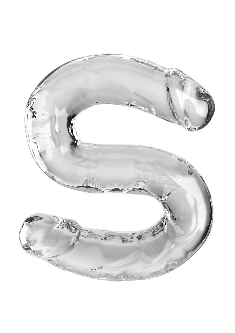 King Cock Clear Double Dildo 18 Inch Flexible Transparent Design - Image 3
