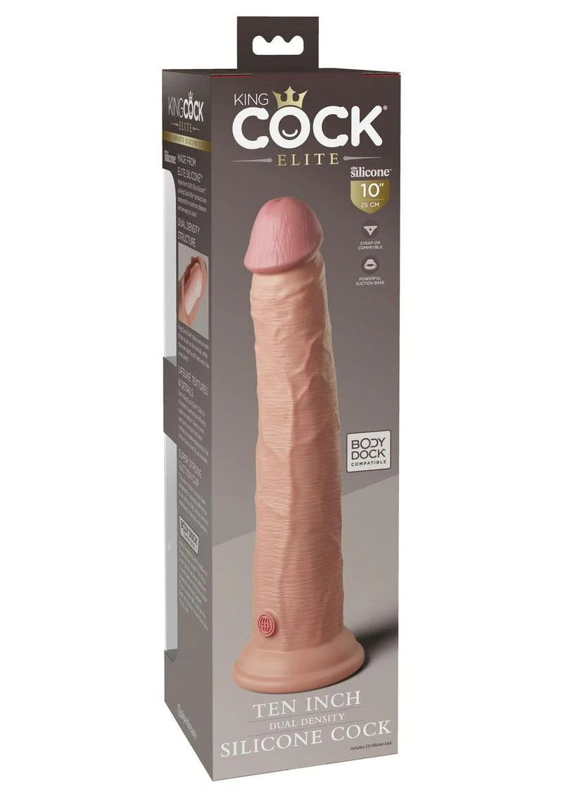 King Cock Elite Dual Density Silicone Dildo - Image 26