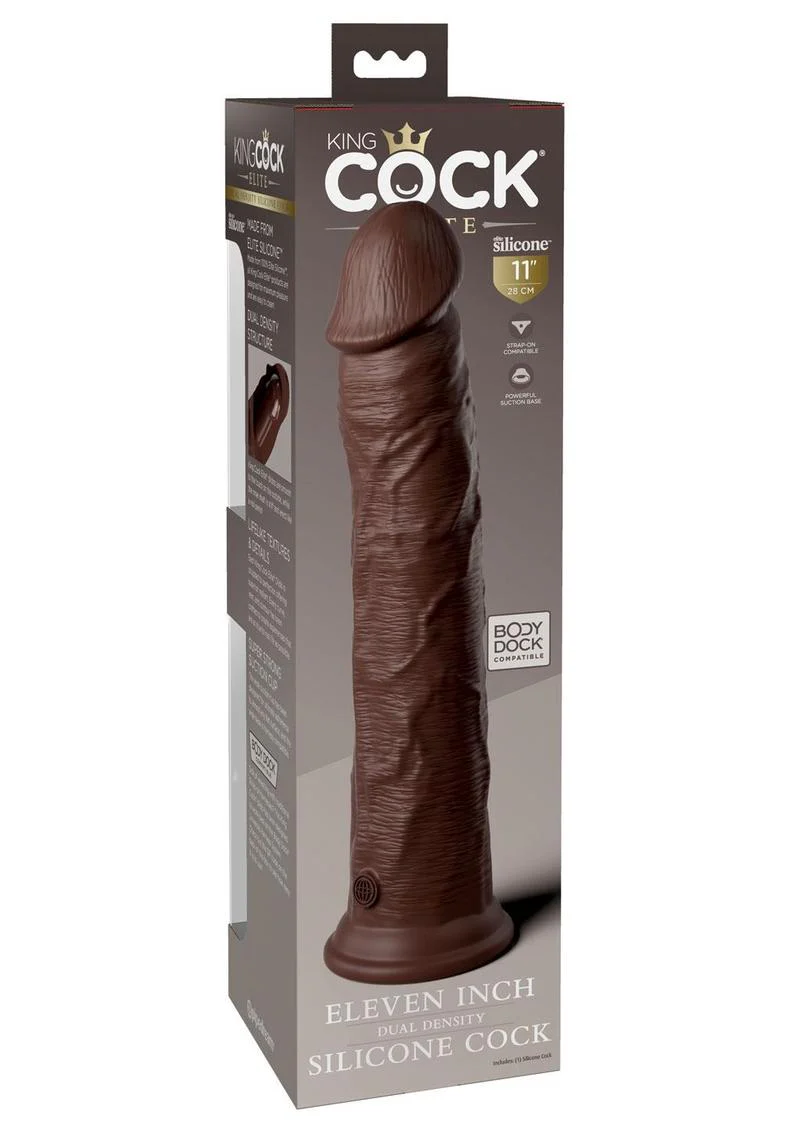King Cock Elite Dual Density Silicone Dildo - Image 28