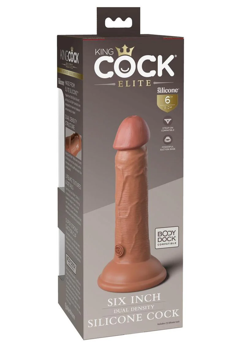 King Cock Elite Dual Density Silicone Dildo - Image 32