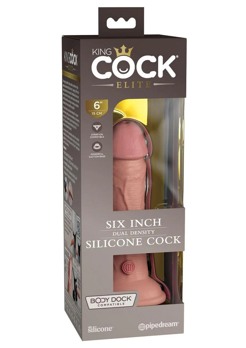King Cock Elite Dual Density Silicone Dildo - Image 33