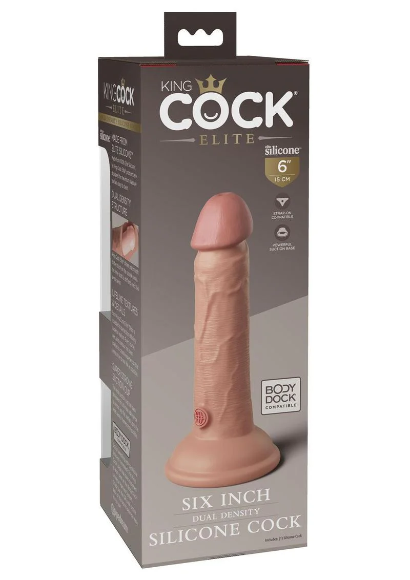 King Cock Elite Dual Density Silicone Dildo - Image 34