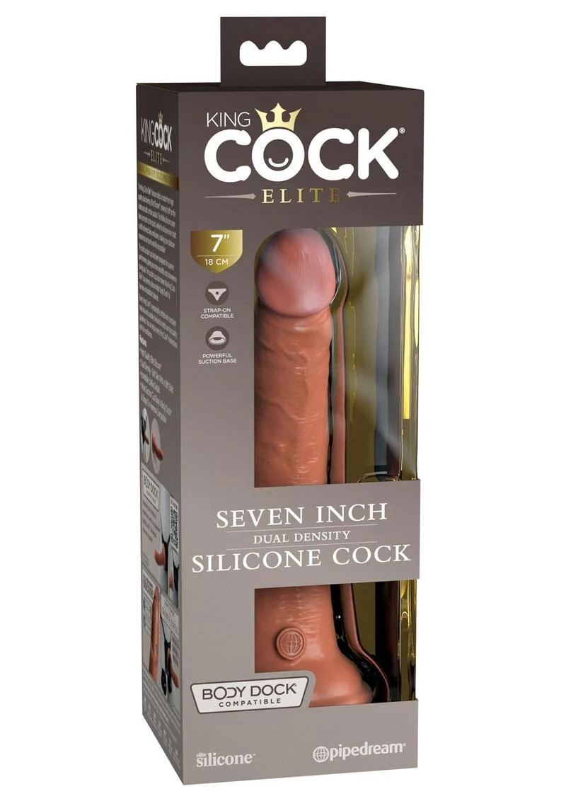 King Cock Elite Dual Density Silicone Dildo - Image 35