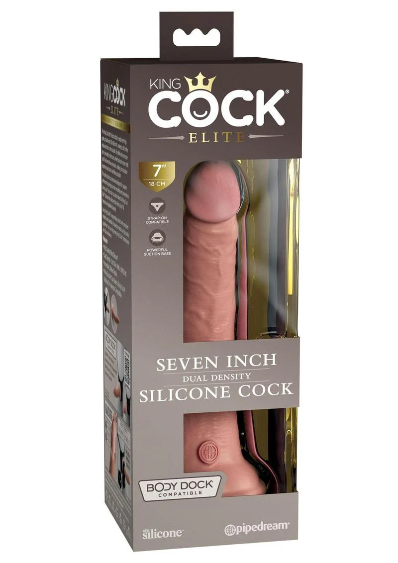King Cock Elite Dual Density Silicone Dildo - Image 39