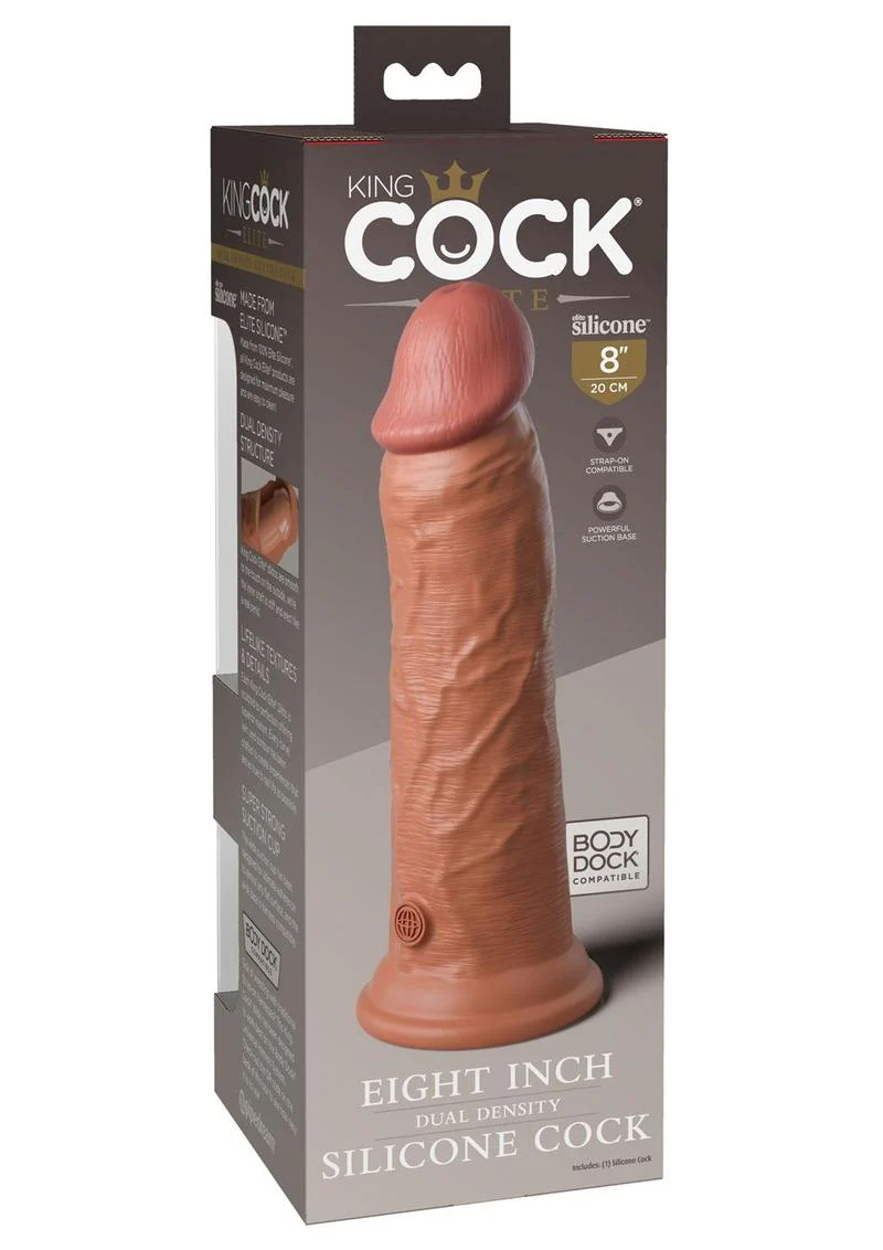 King Cock Elite Dual Density Silicone Dildo - Image 42