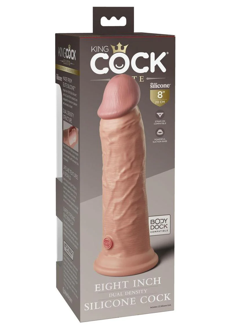 King Cock Elite Dual Density Silicone Dildo - Image 46