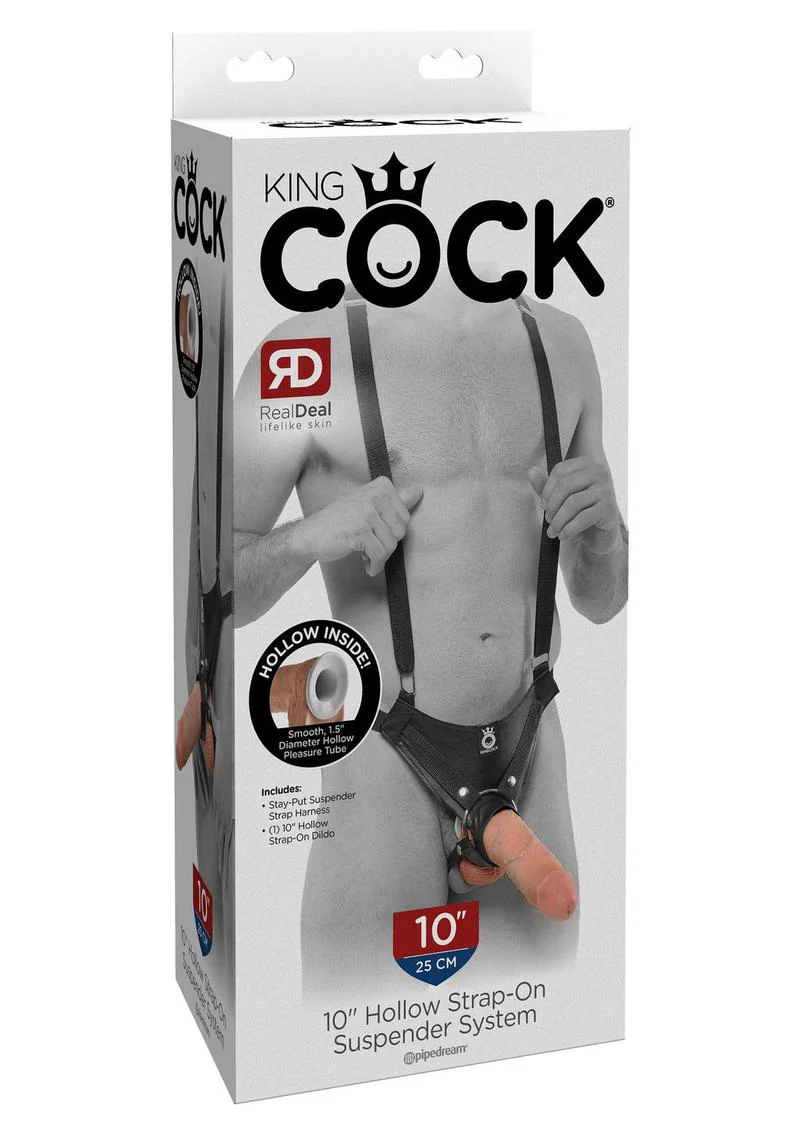 King Cock Hollow Strap-On System With Realistic Dildo - Image 5