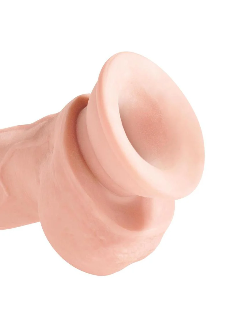 King Cock Plus Triple Density Dildo With Balls Realistic Pleasure - Image 11
