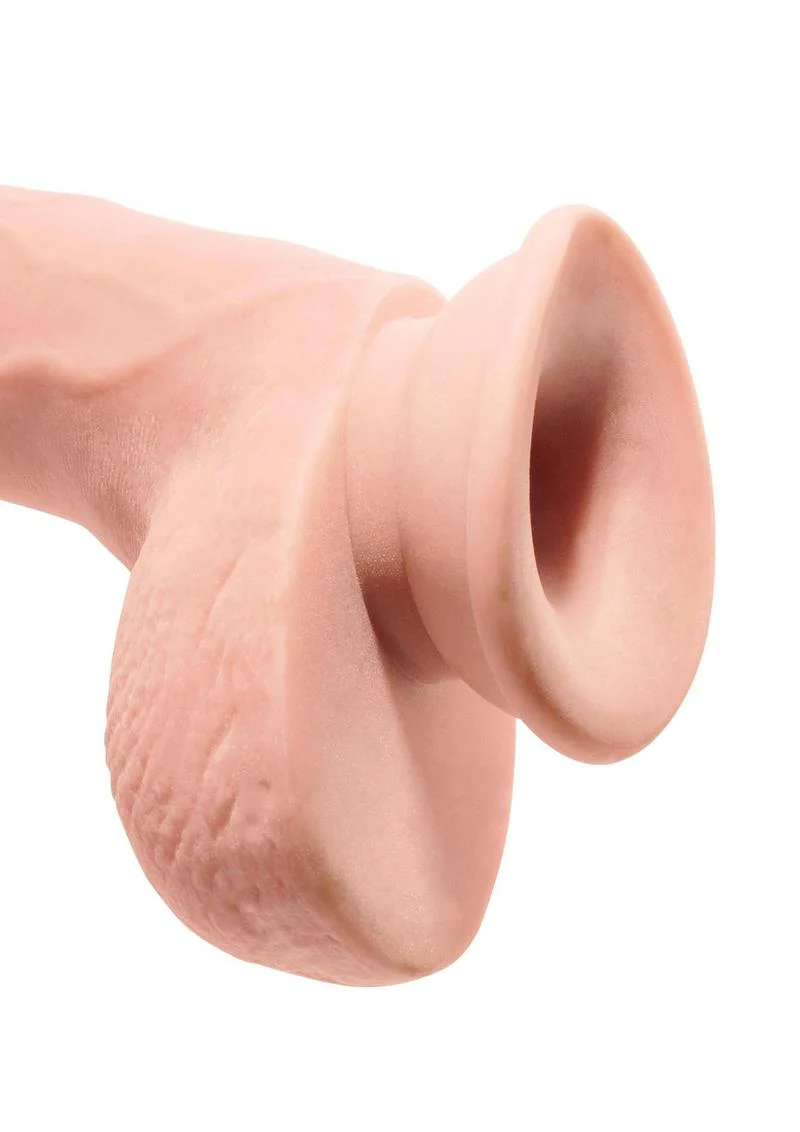 King Cock Plus Triple Density Dildo With Balls Realistic Pleasure - Image 12
