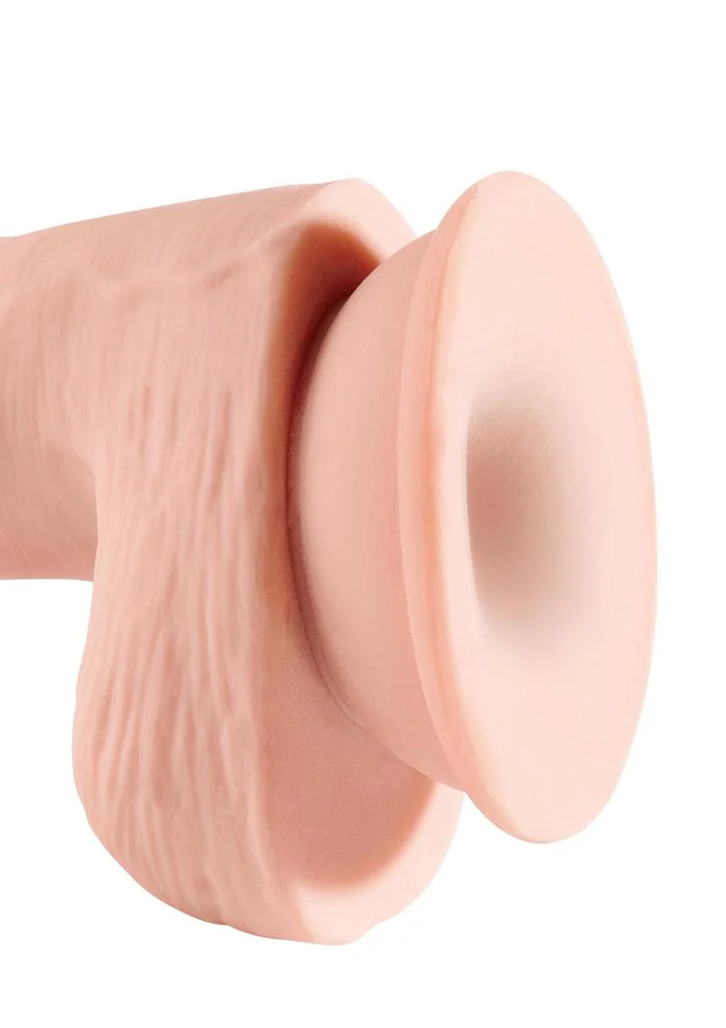 King Cock Plus Triple Density Dildo With Balls Realistic Pleasure - Image 3