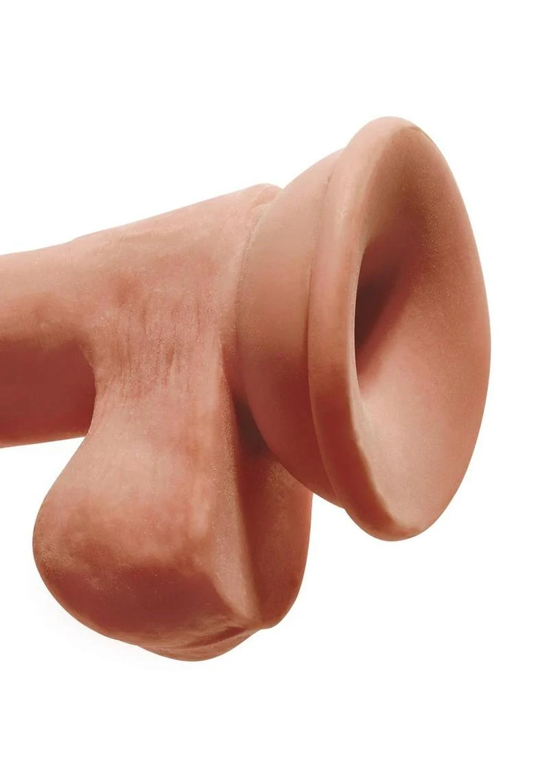 King Cock Plus Triple Density Dildo With Balls Realistic Pleasure - Image 5