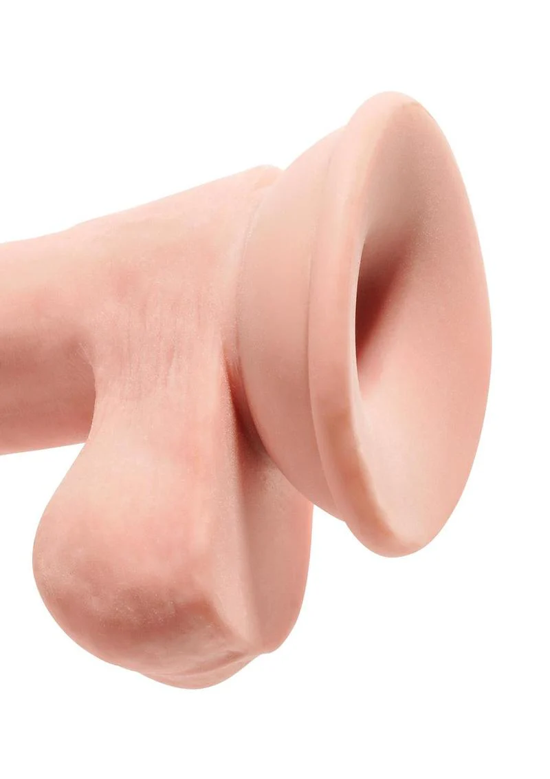 King Cock Plus Triple Density Dildo With Balls Realistic Pleasure - Image 7