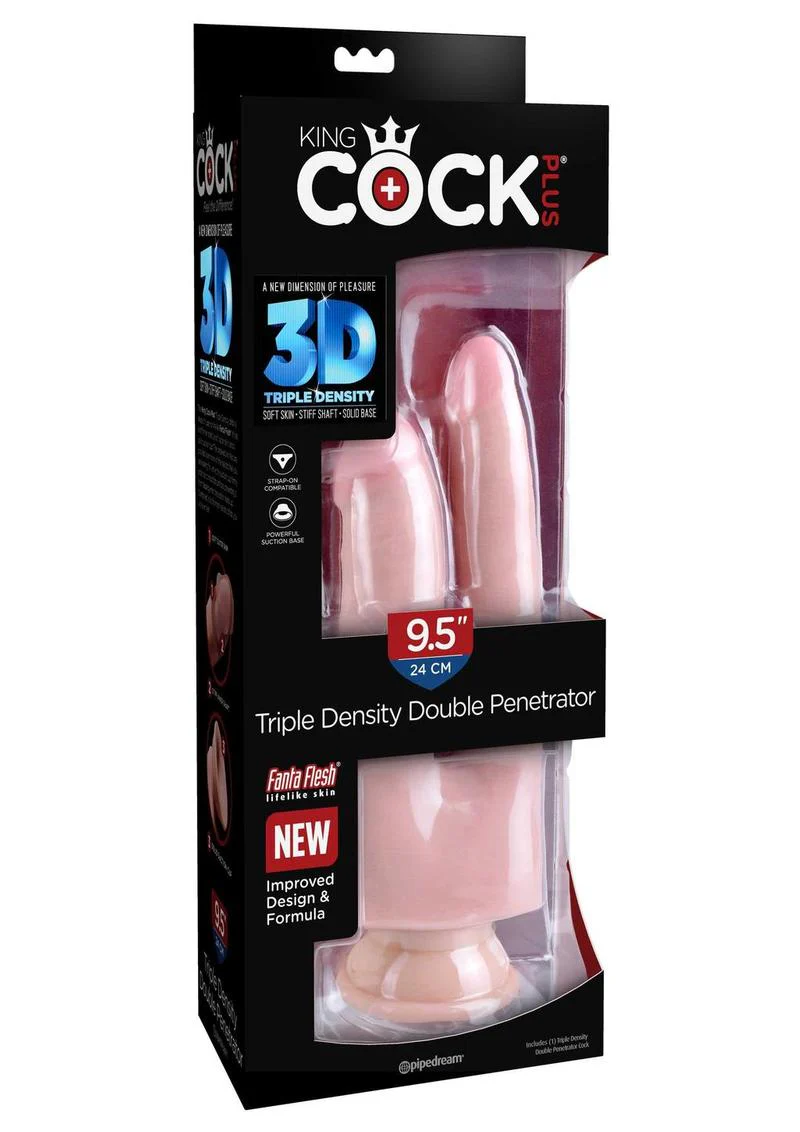 King Cock Plus Triple Density Double Penetrator - Image 3