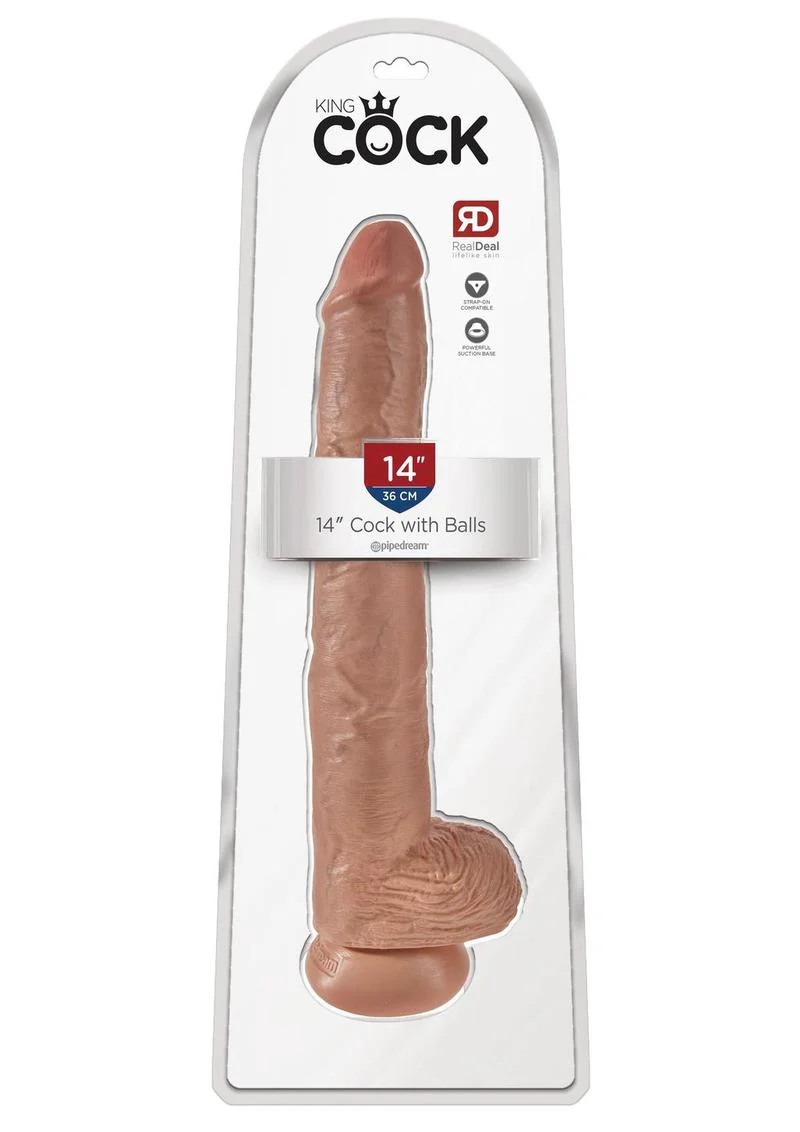 King Cock Realistic Dildo With Balls - Image 101