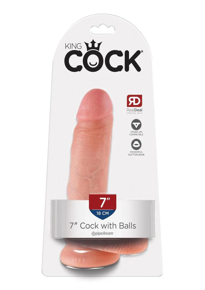 King Cock Realistic Dildo With Balls - Image 91