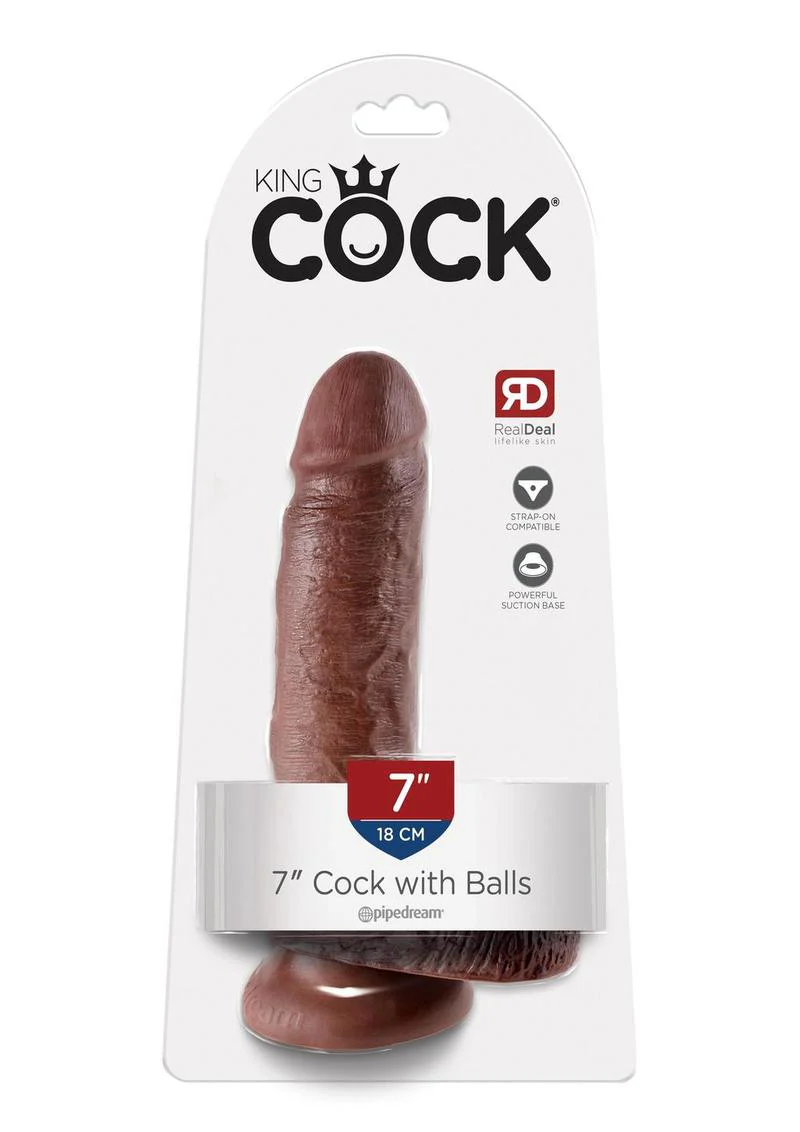 King Cock Realistic Dildo With Balls - Image 94