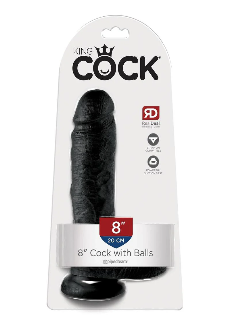 King Cock Realistic Dildo With Balls - Image 98