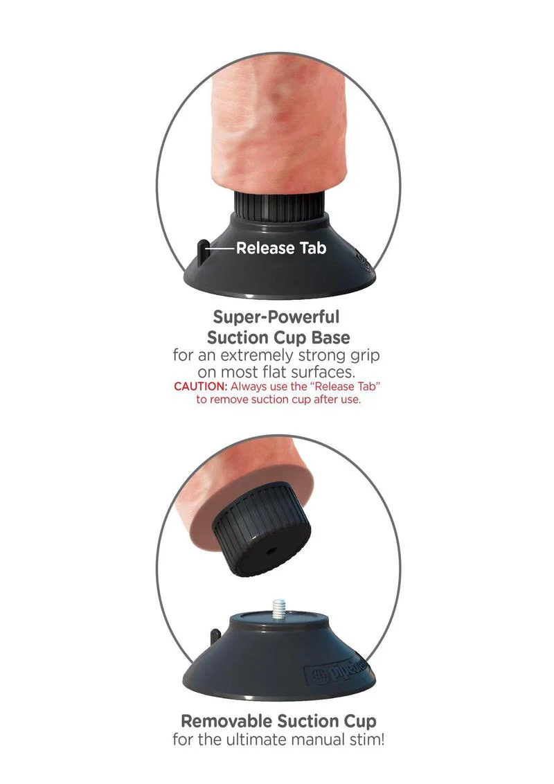 King Cock Vibrating Dildo with Balls And Suction Base - Image 14