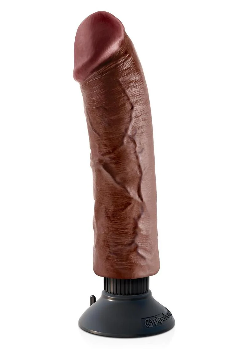 King Cock Vibrating Dildo with Suction Base RealDeal Lifelike Skin - Image 15