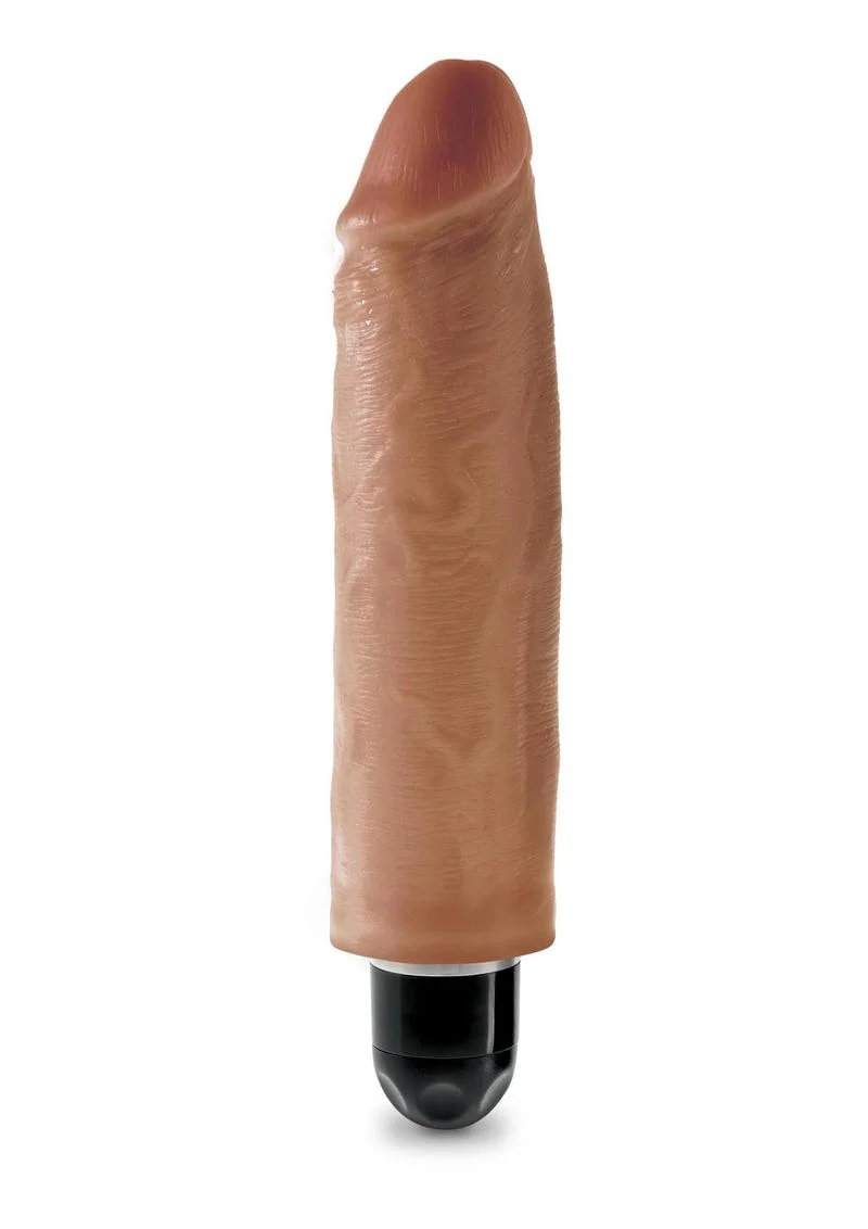 King Cock Vibrating Stiffy Dildo RealDeal Lifelike Skin Waterproof - Image 3