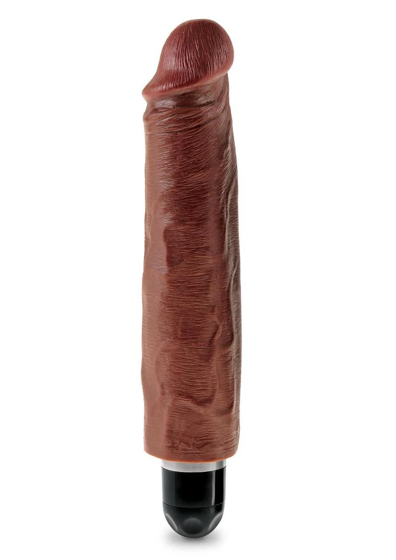 King Cock Vibrating Stiffy Dildo RealDeal Lifelike Skin Waterproof - Image 6