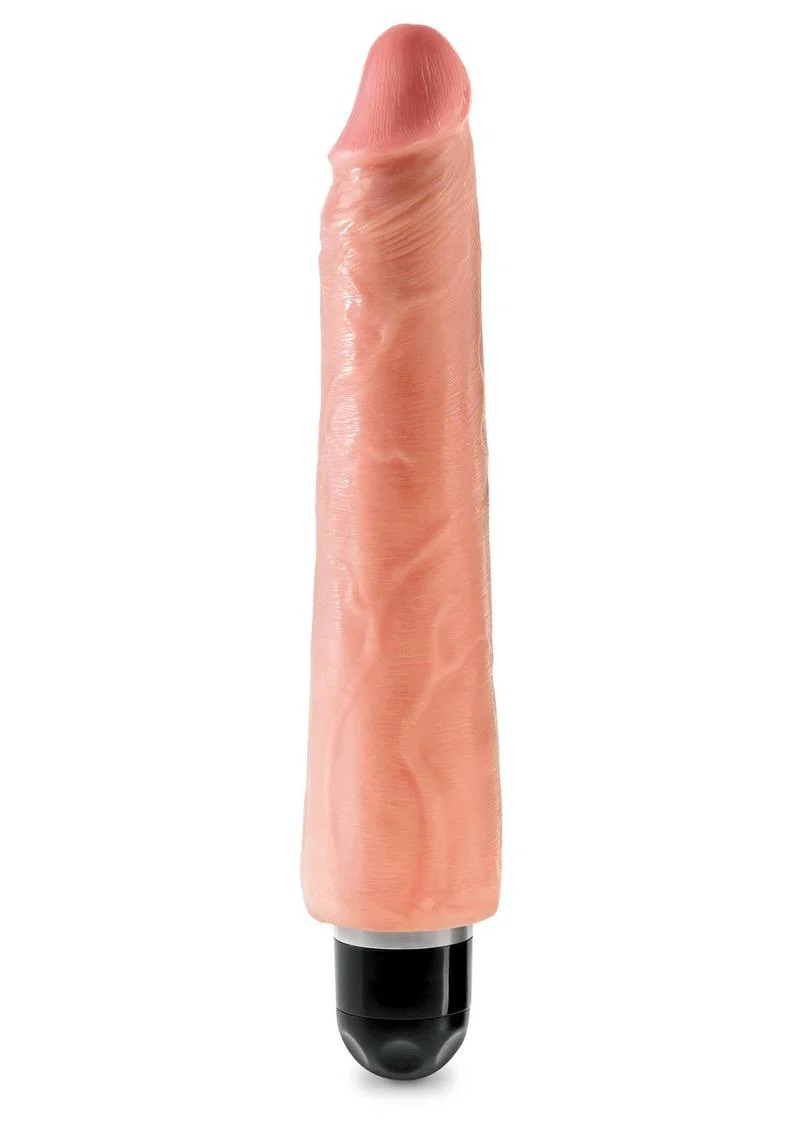 King Cock Vibrating Stiffy Dildo RealDeal Lifelike Skin Waterproof - Image 9