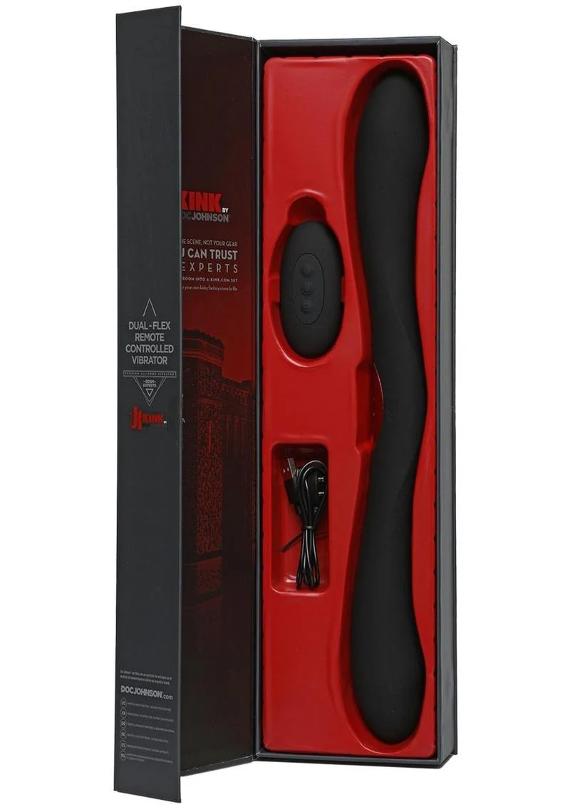 Kink Dual-Flex Remote Controlled Vibrator Premium Silicone - Image 3