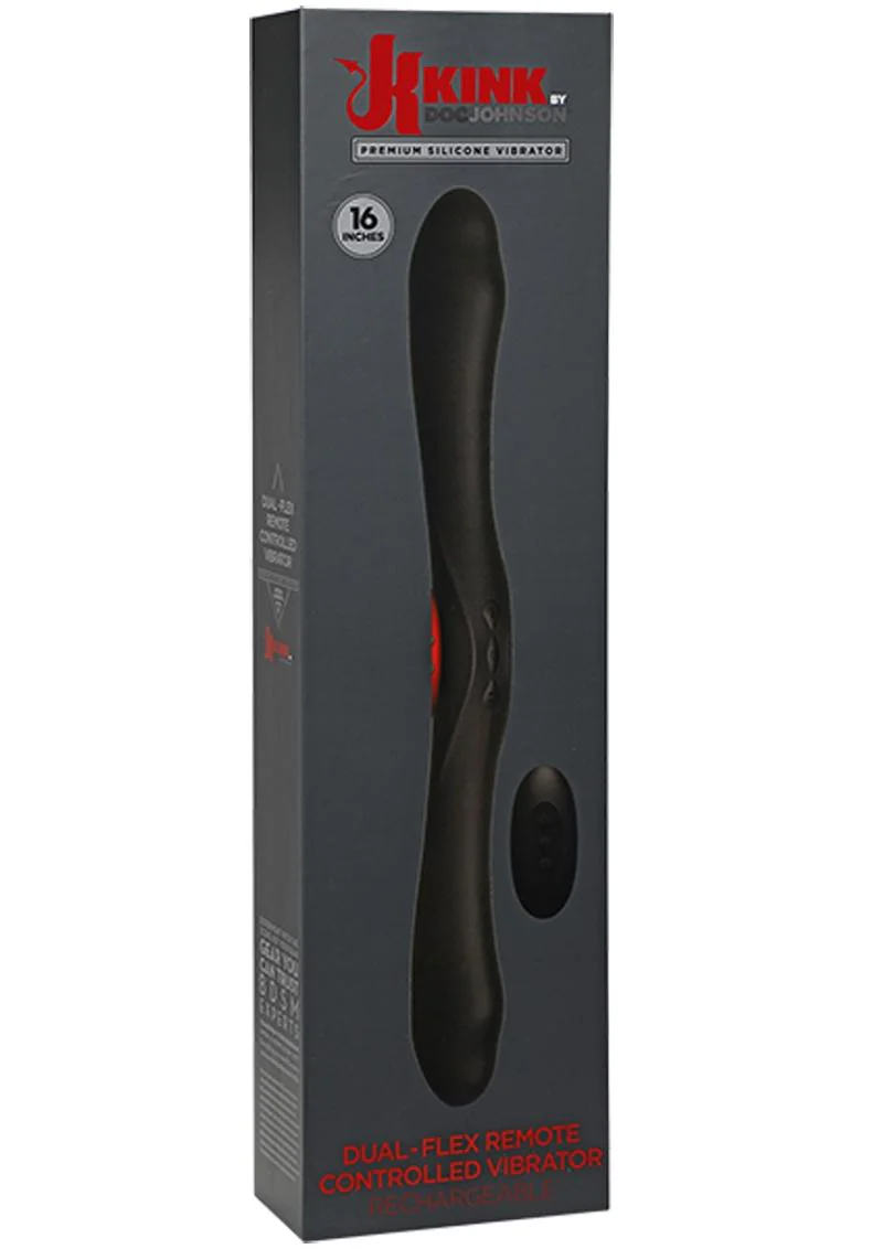 Kink Dual-Flex Remote Controlled Vibrator Premium Silicone - Image 4
