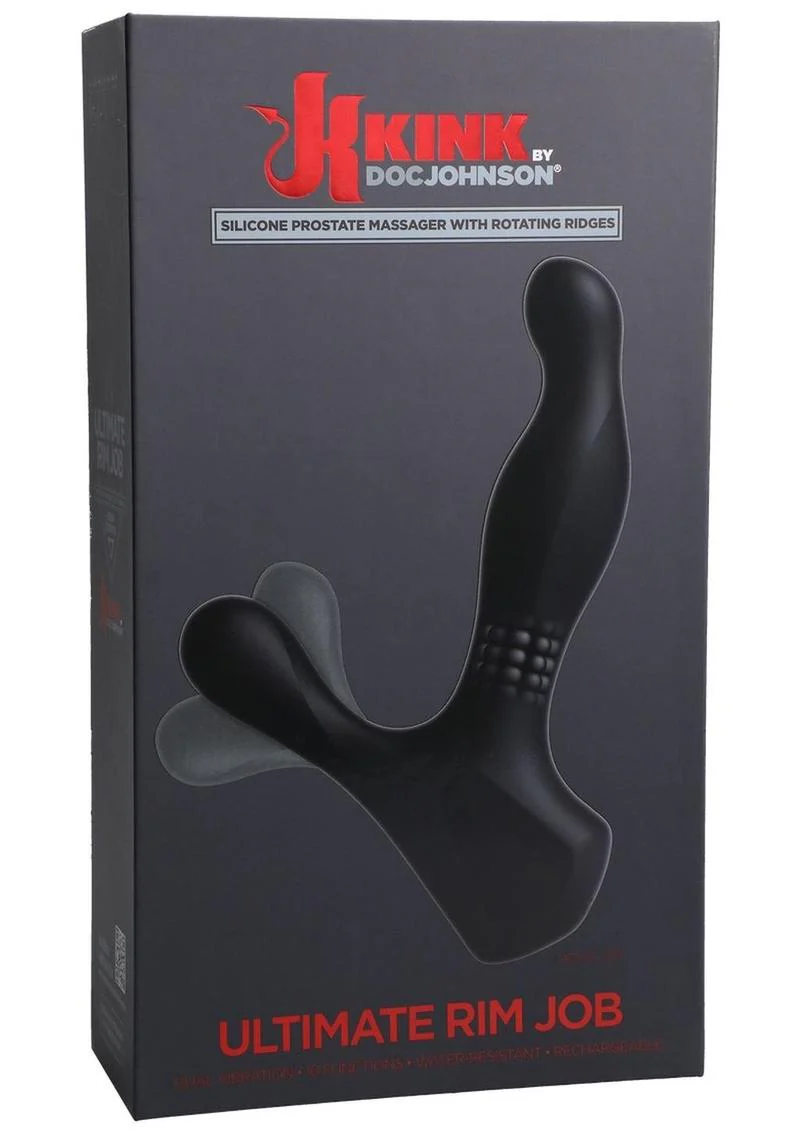 Kink Rim Prostate Massager With Rotating Ridges - Image 4