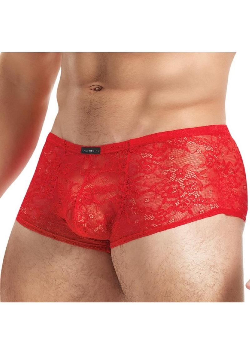 Lace King Low Rise Lace Trunks for Men Sheer Breathable Men’s Underwear - Image 15