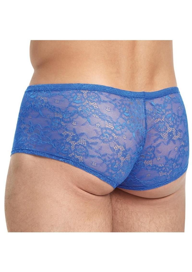Lace King Low Rise Lace Trunks for Men Sheer Breathable Men’s Underwear - Image 4