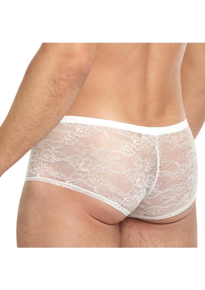 Lace King Low Rise Lace Trunks for Men Sheer Breathable Men’s Underwear - Image 8
