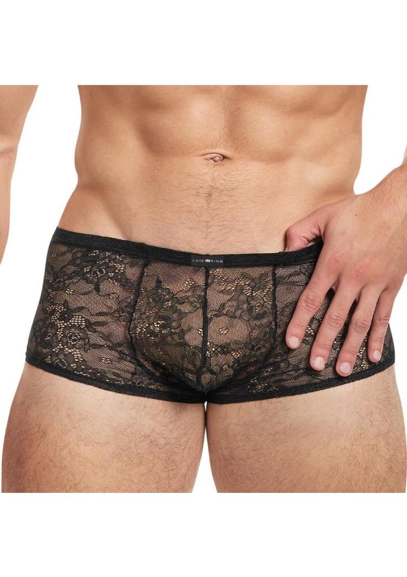 Lace King Low Rise Lace Trunks for Men Sheer Breathable Men’s Underwear - Image 9