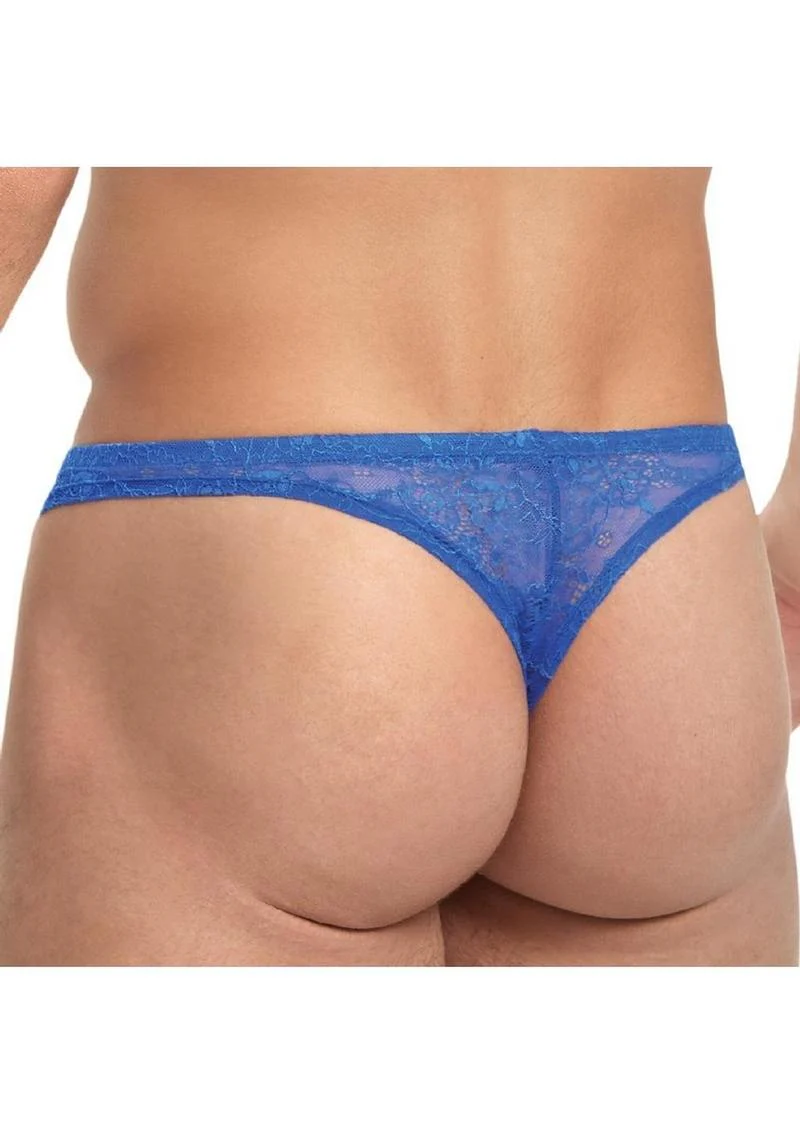 Lace King Men's Lace Thong Breathable Luxury Lingerie for Men - Image 2