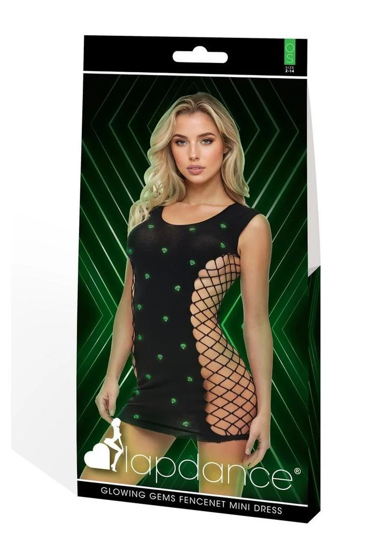 Lapdance Glowing Gems Mini Dress OS - Image 3