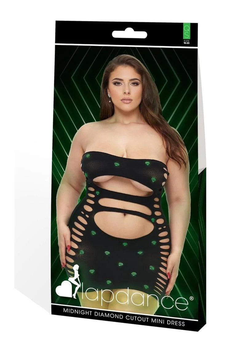 Lapdance Midnight Diamond Mini Dress - Image 3