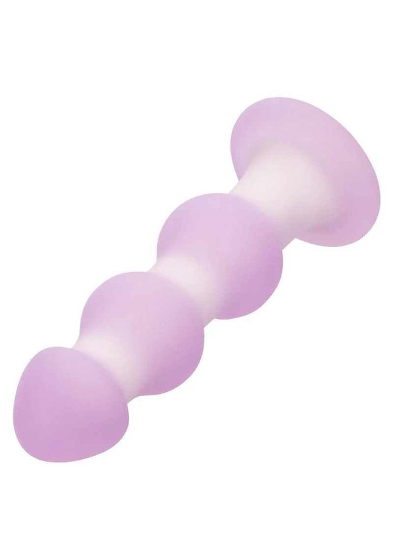 Lavender Haze Beaded Probe Silicone Rechargeable Anal Plug - Image 2