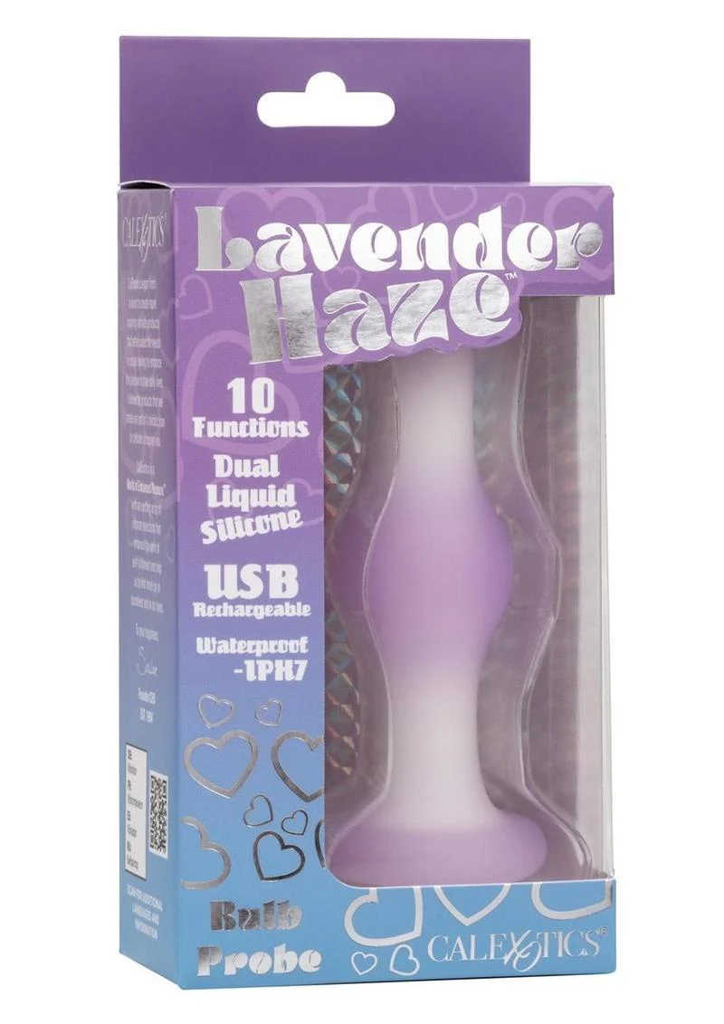 Lavender Haze Bulb Probe Silicone Rechargeable Anal Plug - Image 4