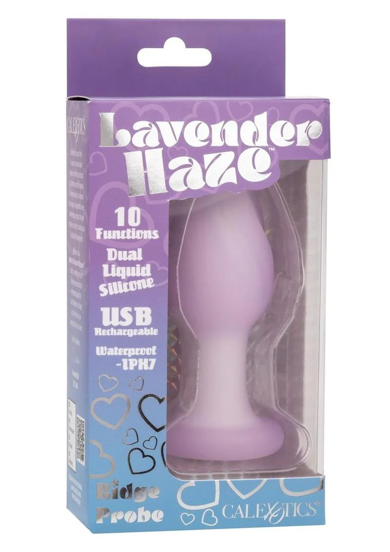 Lavender Haze Rechargeable Ridge Probe Anal Plug - Image 4