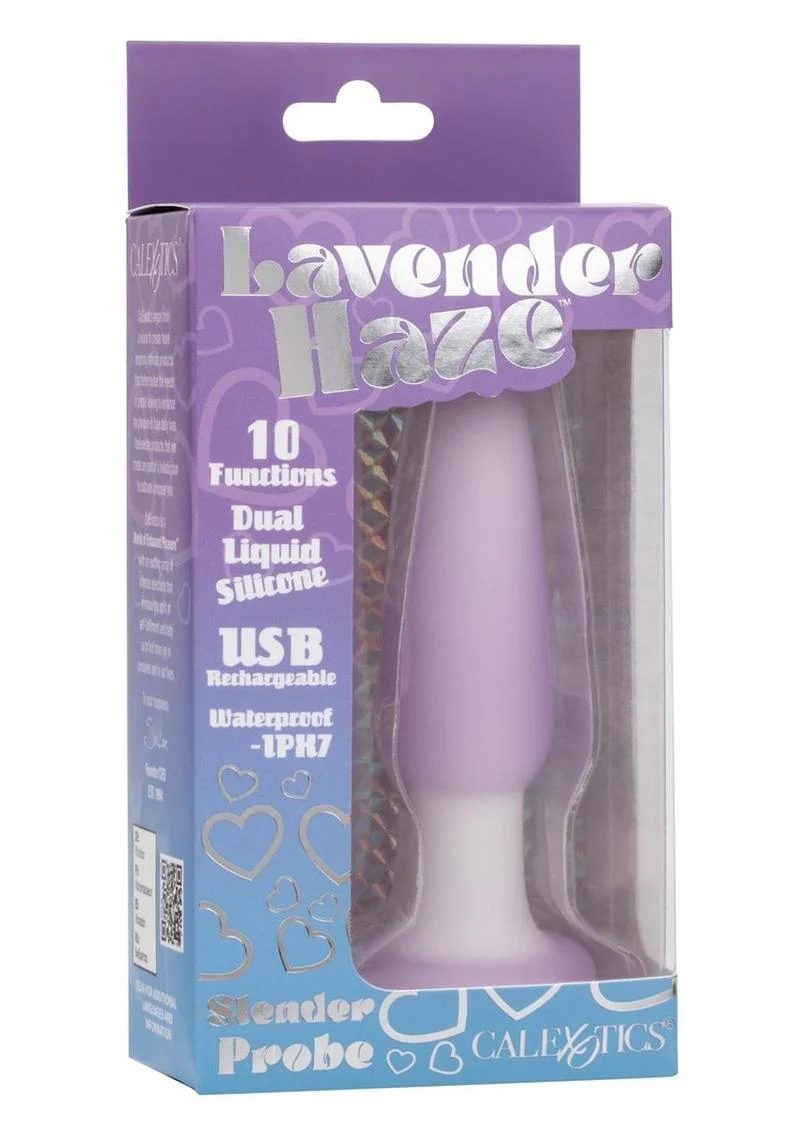 Lavender Haze Slender Probe Silicone Anal Plug - Image 4