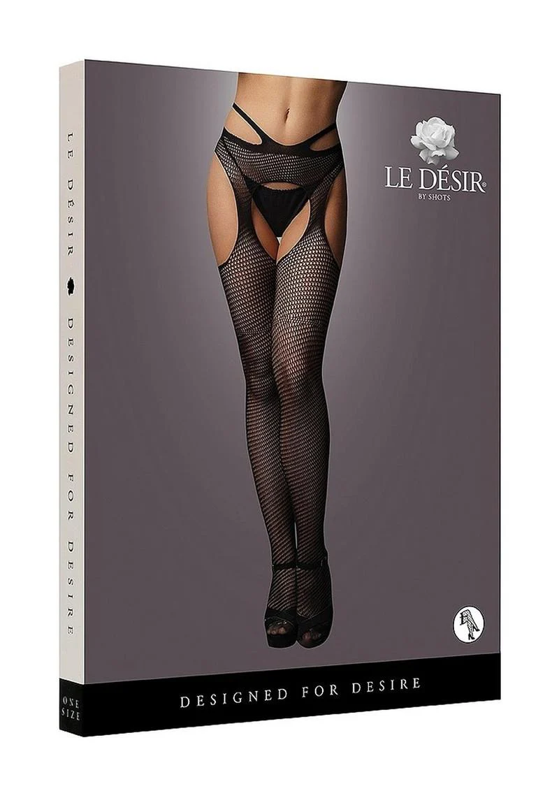 Le Désir Suspender Pantyhose Strappy Waist - Image 10