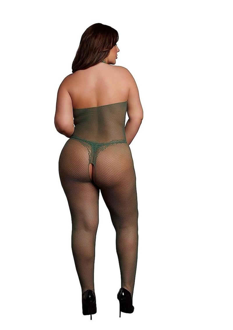 Le Desir Fishnet Lace Bodystocking - Image 2