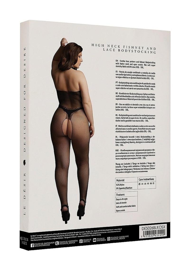 Le Desir Fishnet Lace Bodystocking - Image 7