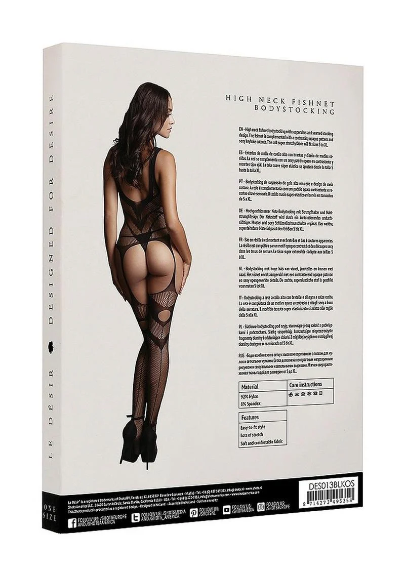 Le Desire Suspender Bodystocking - Image 3