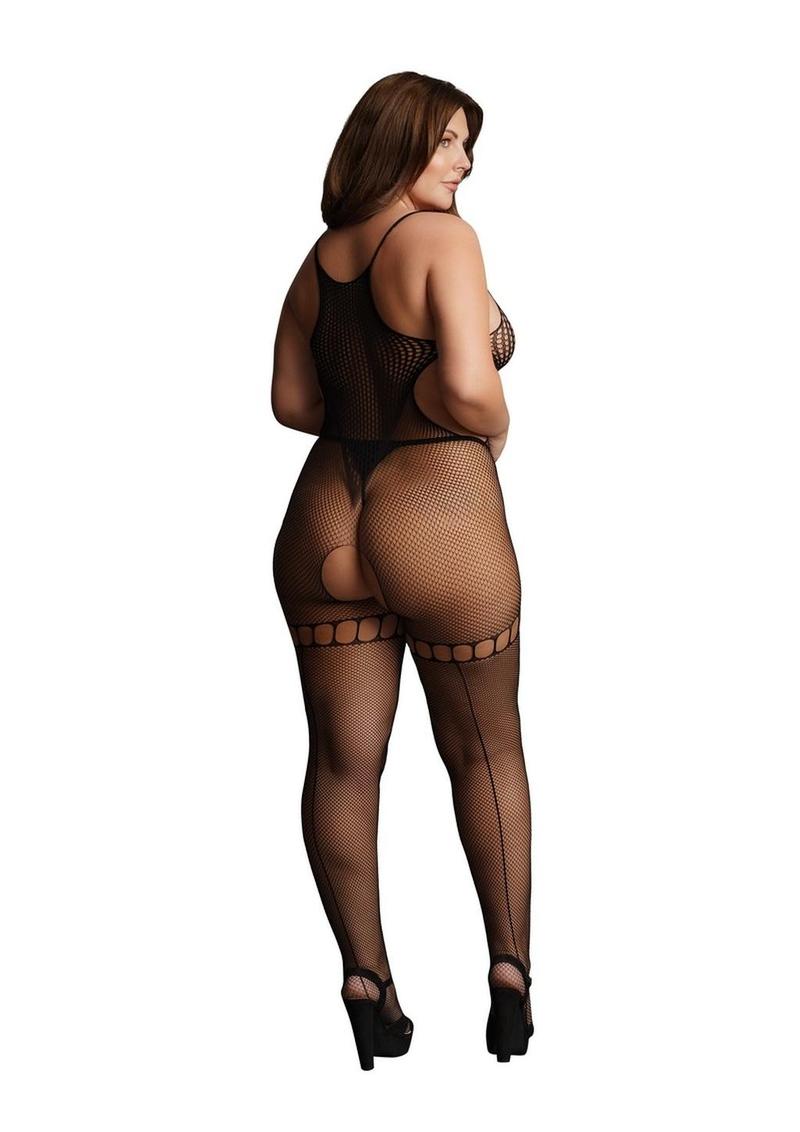 Le Desir Duo Net flexible High Neck Bodystocking - Image 2