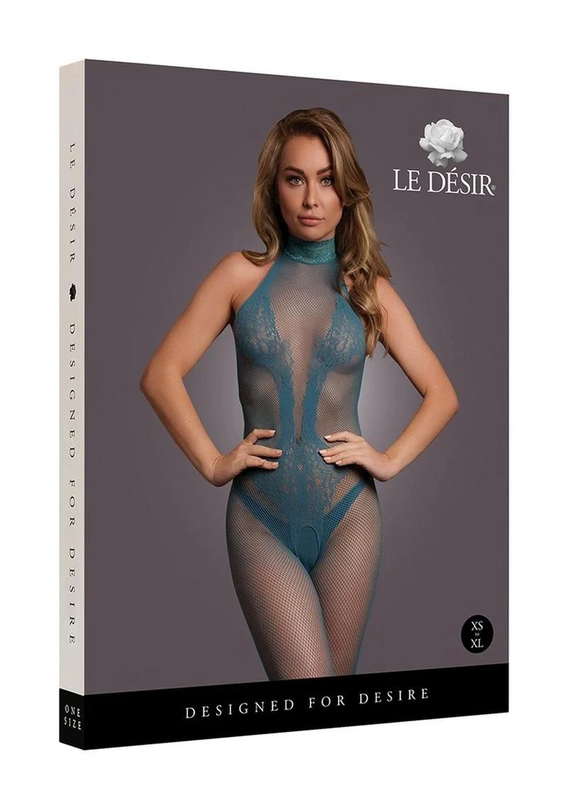 Le Désir Fishnet and Lace Bodystocking - Image 11