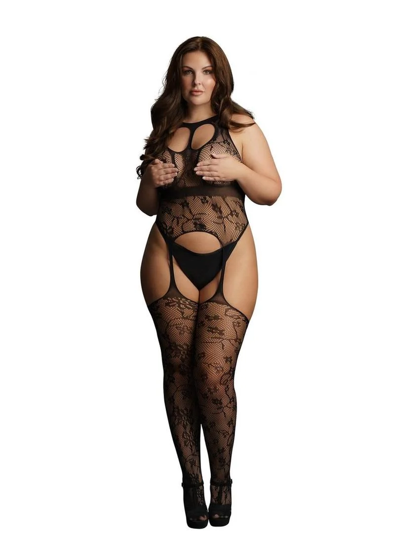 Le Désir Lace Suspender Bodystocking
