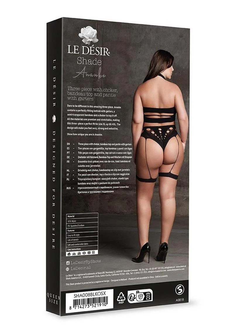 Le Désir Shade Ananke XII Three-Piece Set Choker Bandeau Top and Panty - Image 8